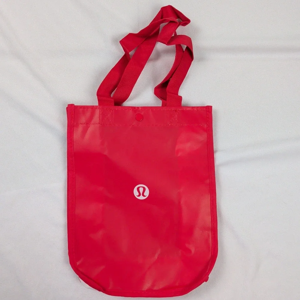 Lululemon Red‎ Reusable Shopping Bag 12x9x5